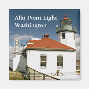 Alki Point Light, Washington Magnet Magneet