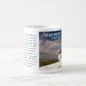 Alki Point Lighthouse, Seattle Washington Mug (Centre)