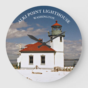 Alki Point Lighthouse, Washington  Grote Klok