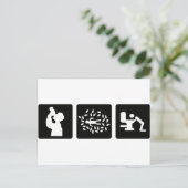 alkohol alki säufer briefkaart (Staand voorkant)