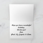 all4project, Happy Birthday Nana! Kaart (Binnen)