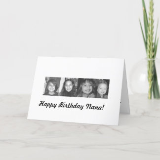 all4project, Happy Birthday Nana! Kaart