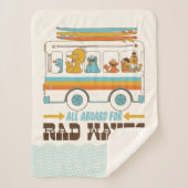 All Aboard for Rad Waves Sherpa Deken (Voorkant)