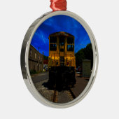 All Aboard the Train Metalen Ornament (Rechts)