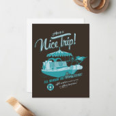 All Aboard The Wonkatania! Notitiekaartje (Voorkant / Achterkant in situ)