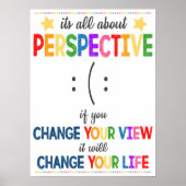 All About Perspective Rainbow Classroom Poster (Devant)