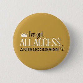 All Access Club Button (Gold)