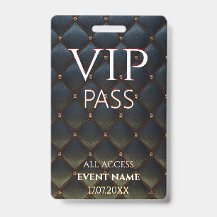 All Access Pas cool vip evenement id badge