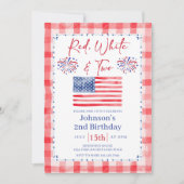 All American 2nd Birthday Invitation (Devant)