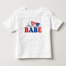 All American Babe - Patriottisch Kinder T-shirt