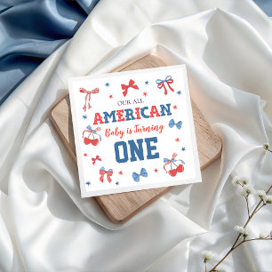 All American Baby Coquette Feestservetten Servet