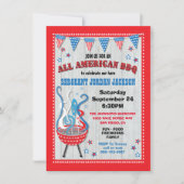All American BBQ-feest Kaart (Voorkant)