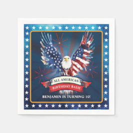 All American Birthday Party Servet