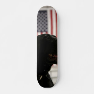 All-American Black Labrador Skateboard
