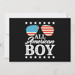 All American Boy 4th Of July USA Zonnebril Kaart