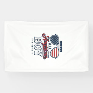 All American Boy Patriottische Zonnebril Shirt Ont Spandoek