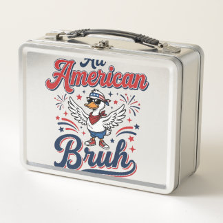 All American Bruh Patriottische Eend Vintage T-shi