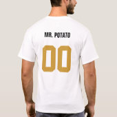 All-American Couch Potato (aanpasbaar) T-shirt (Achterkant)