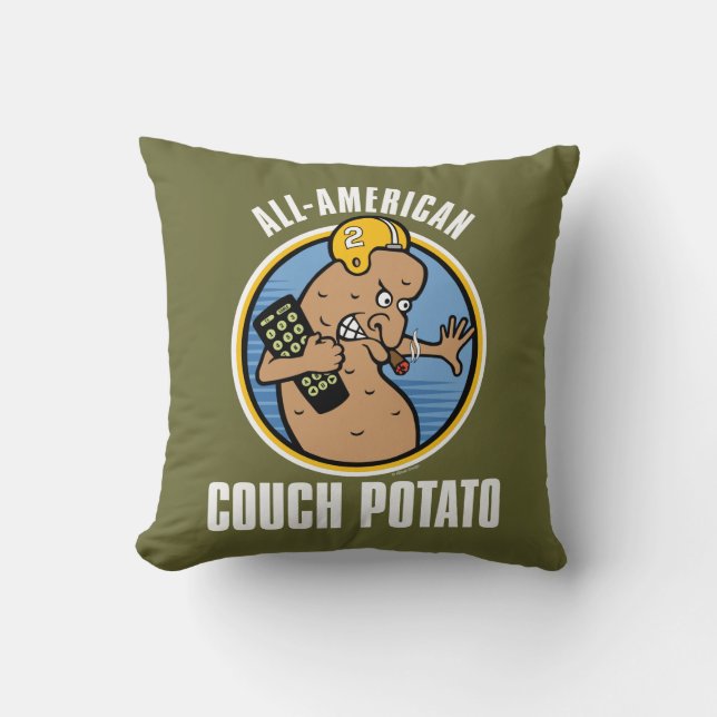 All-American Couch Potato Kussen (Voorkant)