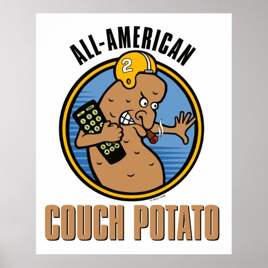 All-American Couch Potato Poster (Voorkant)
