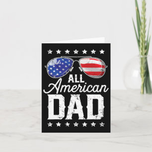 All American Dad 4 juli Vaderdag Zonnebril Kaart