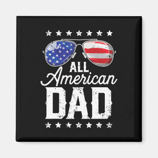 All American Dad 4 juli Vaderdag Zonnebril Magneet