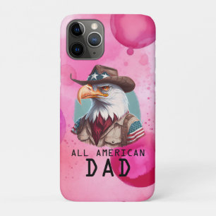 All American Dad 4th van juli Bald Eagle USA Vlag iPhone 11 Pro Hoesje