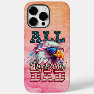 All American Dad 4th van juli Bald Eagle USA Vlag Case-Mate iPhone 14 Pro Max Hoesje