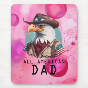 All American Dad 4th van juli Bald Eagle USA Vlag Muismat