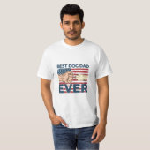 All American Dog Dad T-shirt (Voorkant volledig)