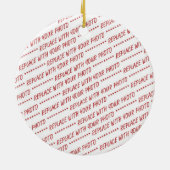 All-American Equestrian Rider Keramisch Ornament (Achterkant)