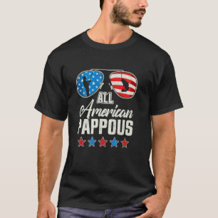 All American Fishing Opa 4 juli VS-vlag Zonnebril T-shirt