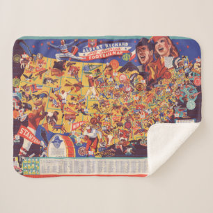 All-American  Football Map Sherpa Deken