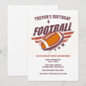 All American Football Uitnodiging (Voorkant / Achterkant)