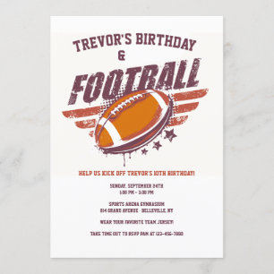 All American Football Uitnodiging