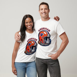 All-American Game Day Vibes - Helmstijl T-shirt