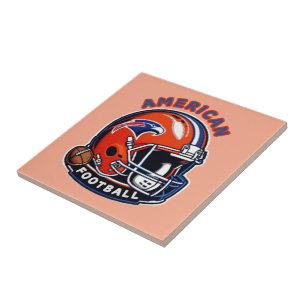 All-American Game Day Vibes - Helmstijl Tegeltje