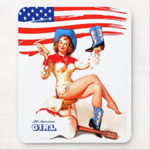 All-American Girl. Muismatten voor pop-upontwerpca