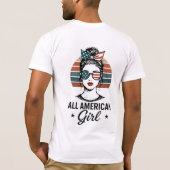 All American Girl Patriotic T-shirt (Dos)