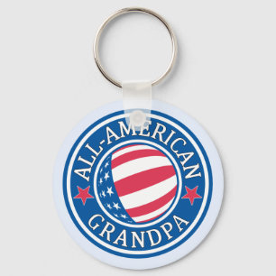 All-American Grandpa Sleutelhanger