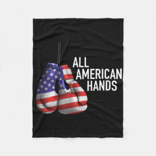 All American Hands Bokshandschoenen – Patriottisch Fleece Deken