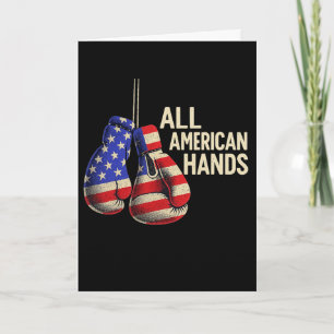 All American Hands Bokshandschoenen – Patriottisch Kaart