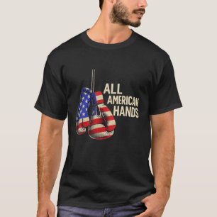 All American Hands Bokshandschoenen – Patriottisch T-shirt