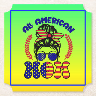 All American Moeder-32169 Kartonnen Onderzetters