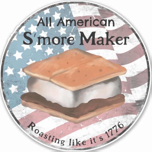All American S’more Maker Sticker (Voorkant)