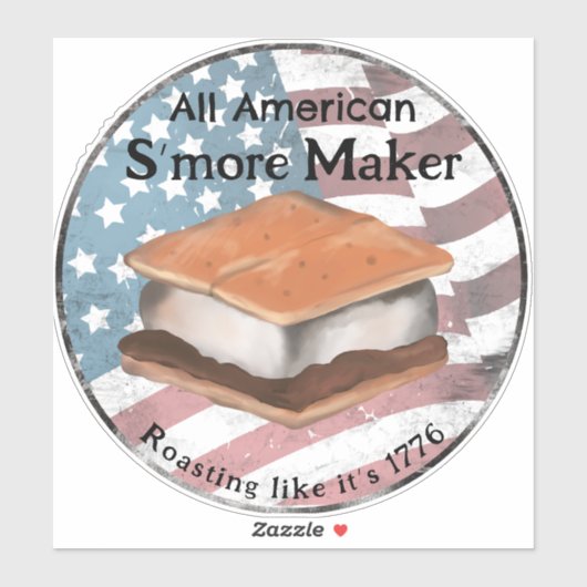 All American S’more Maker Sticker (Vel)