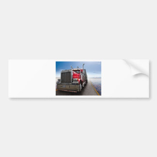 All American Trucker Bumpersticker