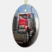All American Trucker Keramisch Ornament (Links)