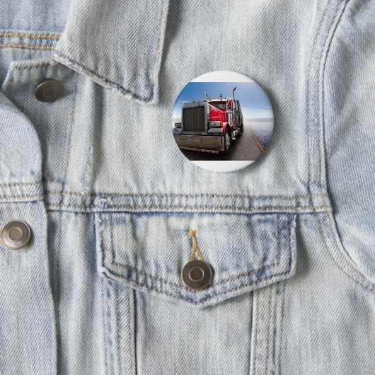 All American Trucker Ronde Button 5,7 Cm (In situ)