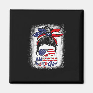 All American Trump Meisje 4 juli Rommelige Knot Pr Magneet